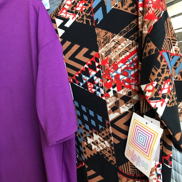 LuLaRoe Bundle 3 Oversized T-shirts XXS-L - Picture 7 of 7